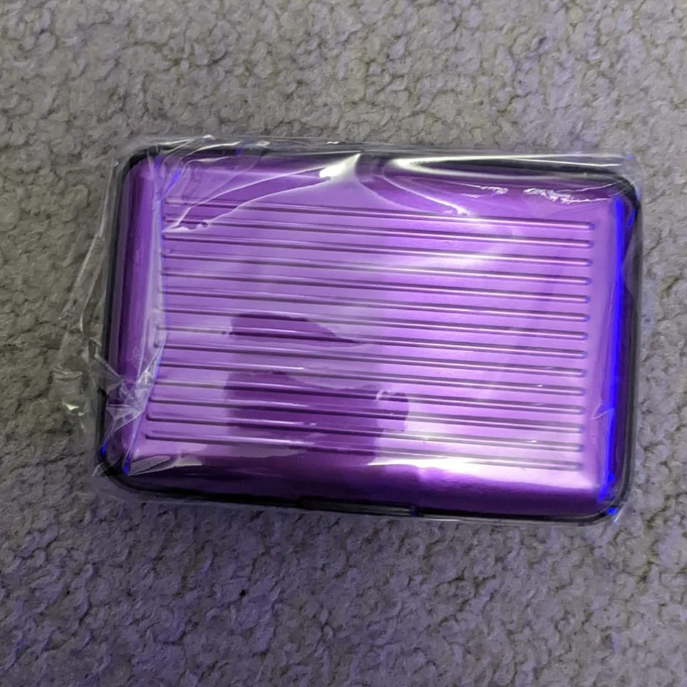 Security Credit Card Wallet Aluminum